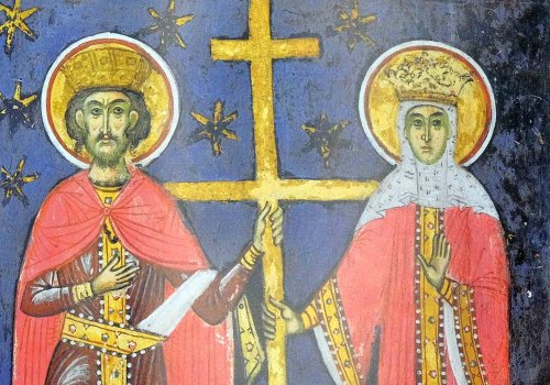 Odovania Înjumătăţirii Cincizecimii; Sfinţii Mari Împăraţi şi întocmai  cu Apostolii, Constantin şi mama sa, Elena (Dezlegare la peşte)